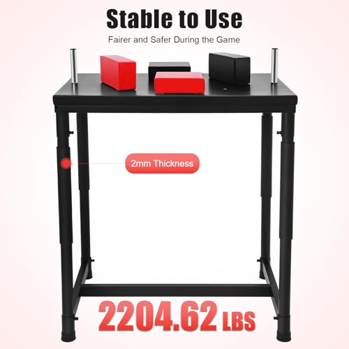 Professional Arm Wrestling Table, 35.4"x25.6"x39.4 Standard Arm Wrestling Battle Table Ideal for Home Gym, Training, and Competitions