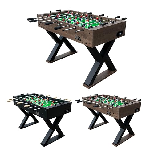 KICK Drias 48" Foosball Table – Compact Indoor Game Table - color: Brown