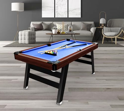 DRM 5FT Pool Table Set Steady Billiards Table with All Accessories, Snooker Table