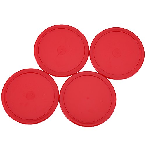 Air Hockey Pushers Set,2PcsAir Hockey Pushers and 4Pcs Air Hockey Pucks,Ice Hockey Replacement Pushers Pucks Goalies Set Table Game Accessories Baseball and Softball Supplies