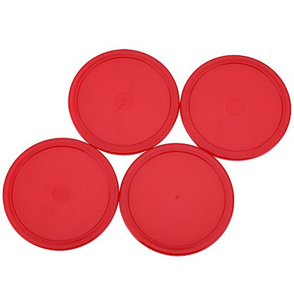 Air Hockey Pushers Set,2PcsAir Hockey Pushers and 4Pcs Air Hockey Pucks,Ice Hockey Replacement Pushers Pucks Goalies Set Table Game Accessories Baseball and Softball Supplies