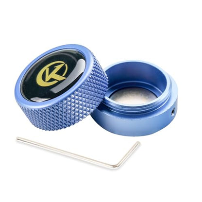 KONLLEN Round Pool Chalk Holder Pool Billiards Accessories Portable Multifunctional Sturdy Pool Cue Accessories - color: Blue