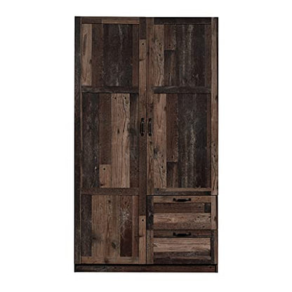 Sauder Miscellaneous Storage Wardrobe/Storage Cabinet/Pantry Cabinet, Reclaimed Pine Finish | Miscellaneous Storage - color: Reclaimed Pine