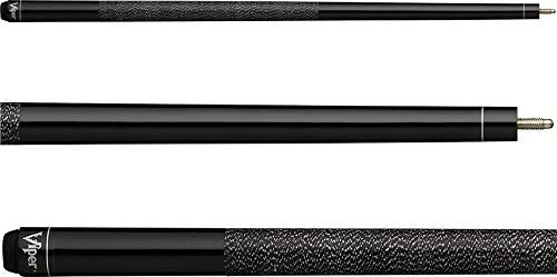 Viper Elite 58" 2-Piece Billiard/Pool Cue - color: Metal Black, size: 21-Ounce