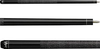 Viper Elite 58" 2-Piece Billiard/Pool Cue - color: Black, size: 19-Ounce