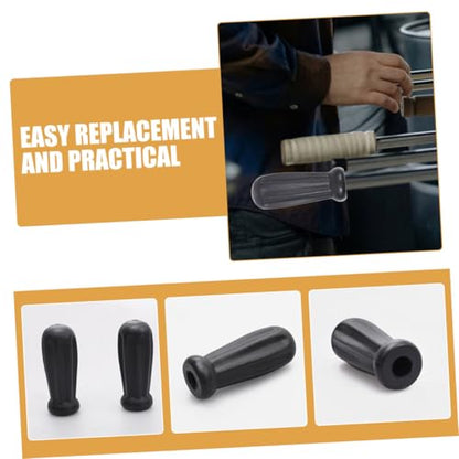 ibasenice 2pcs Plastic Foosball Table Handle Grips and Comfortable End Caps for Table Soccer Rods Replacement