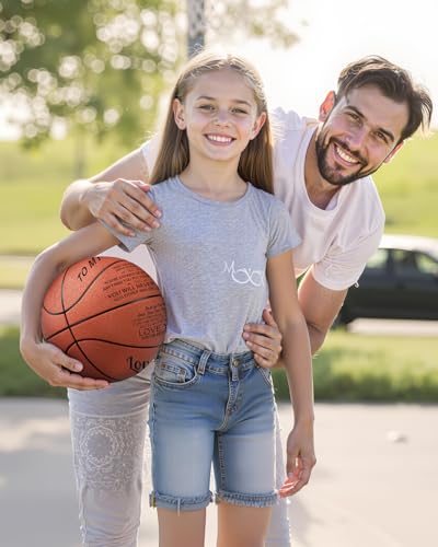 KAAYEE Engraved Basketball for Grandson, Engraved Basketball for Son from Mom Dad, Personalized 29.5" Basketballs Gifts, Custom Christmas Birthday Graduation Back to School Gift for Son from Mom Dad - color: Mom to Daughter