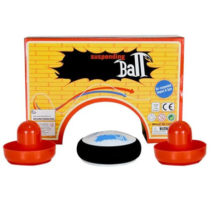 Air Hockey Hover Puck,Elektrisch Schwebendes Hockey Set Mit 2 Roten Air Hockeys Schiebern,Floating Air Hockey Game,Mini Electric Hover Puck,Portable Hover Disc Table Toy for Kids Adults Family