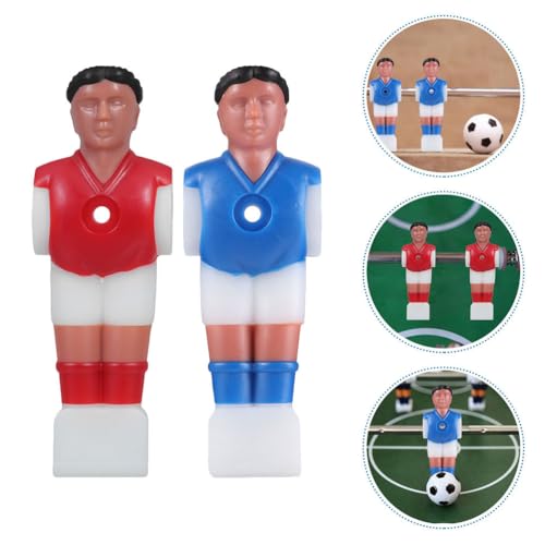 Toddmomy 12Pcs Foosball Players Replacement Set Table Soccer Men Rod Parts for Family Game Room Entertainment and Office Fun