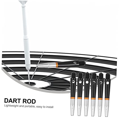 Toyvian Aluminum Dart Shafts Reusable Lightweight Stems for Dart Accessories Replacement Parts for Daily