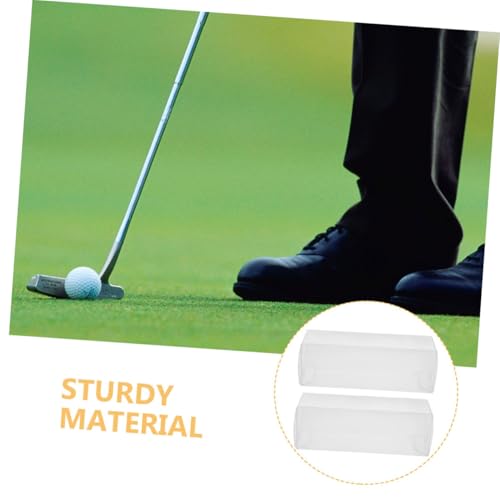 Toyvian 4pcs Transparent Pet Golf Display Case Foldable Storage Box for Home Office Organizer for Collectors and Golf Enthusiasts