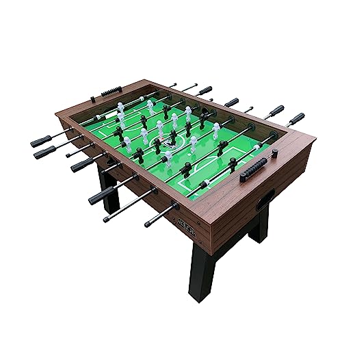 KICK Valkyrie 55" Foosball Table – Professional Full-Size Indoor Game Table - color: Brown