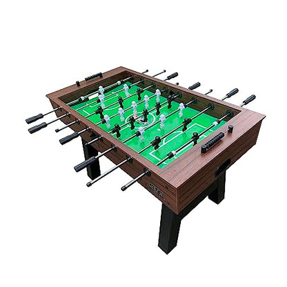 KICK Valkyrie 55" Foosball Table – Professional Full-Size Indoor Game Table - color: Brown