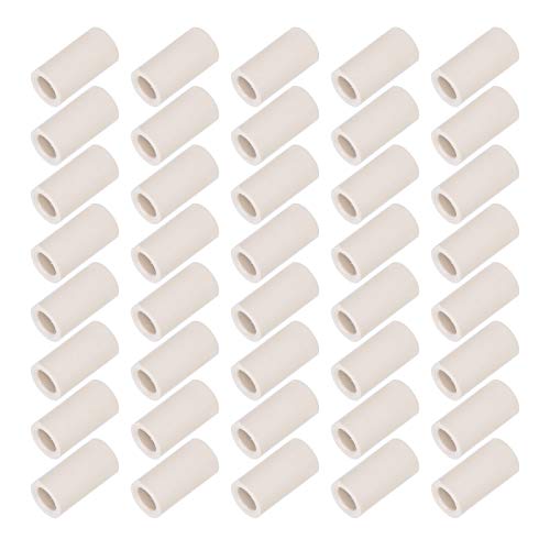 40Pcs Fiber Billiards Stick Pool Cue Ferrules Tubes Replacement Parts Repair Accessories Leisure Sports Game Room Cue Ferrule Pool Replacement Kit Stick Ferrules Kamui - size: 13MM 1 inch
