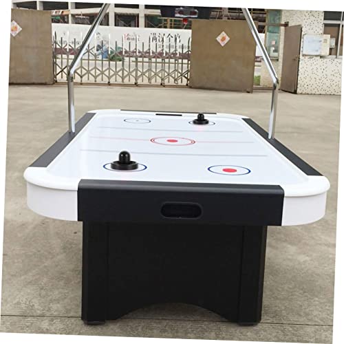 2 Sets Air Hockey Pushers Pucks Mini Air Hockey Table Kit Replacement Parts Plastic Hockey Game Accessories