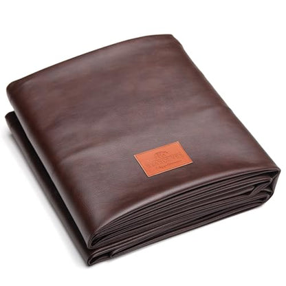 Heavy Duty Leatherette Billiard Pool Table Cover, Waterproof & Tearproof Cover for Pool Table 7/8/9FT 8Feet-Chestnut - color: Chestnut, size: 8FT-(100"LX 56"WX 8“H)