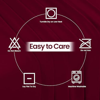 Utopia Kitchen Spandex Tablecloth 1 Pack [6FT, Burgundy] Tight, Fitted, Washable and Wrinkle Resistant Stretch Rectangular Patio Table Cover for Event, Wedding, Banquet & Parties [72Lx30Wx30H Inch] - color: Burgundy, size: 6 Feet - 1 Pack