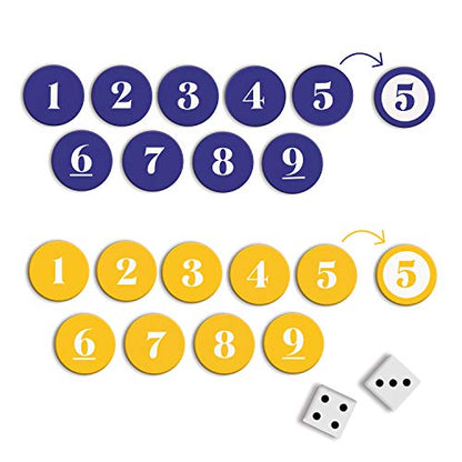Galison Roll Out! Game – Fun, Easy to Play Dice Game for Kids, Ideal for 2 Players, Ages 6+ – Convenient Storage Tin and Instructions Included, Great Travel Activity for Kids - style: Roll Out!