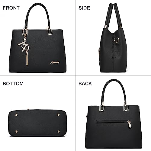 Womens Purses and Handbags Shoulder Bags Ladies Designer Top Handle Satchel Tote Bag - color: Coffee
