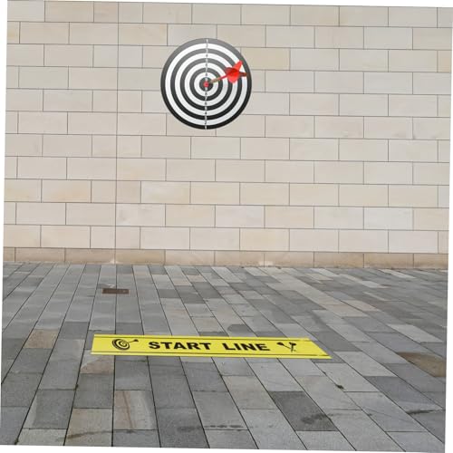 Toddmomy Dart Throw Notice Marker Durable Floor Marker for Accurate Dart Throwing Line Essential Accessory for Players and Game Enthusiasts
