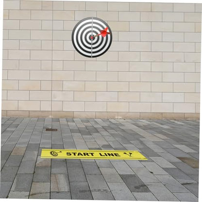 Toddmomy Dart Throw Notice Marker Durable Floor Marker for Accurate Dart Throwing Line Essential Accessory for Players and Game Enthusiasts