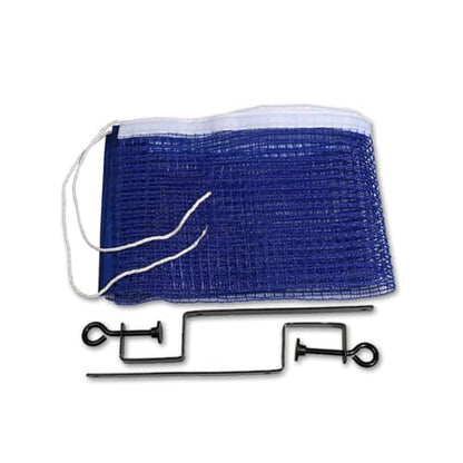 Portable Table Tennis Net Post Set Polyester Metal Frame Install Rack for Indoor and Outdoor Play Suitable for Office Desk Home Dining Classroom Entertainment