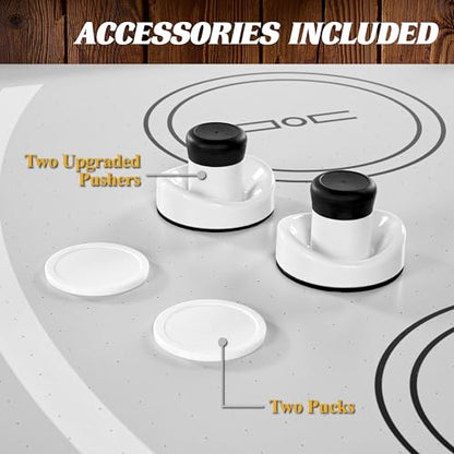 Barrington Billiards Air Hockey Table with Accessories, Perfect for Family Game Rooms | with Accessories - style: 7.5 Ft Camden