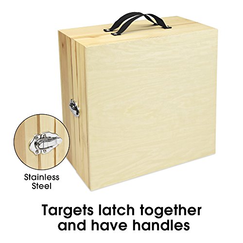GoSports Premium Birch Wood Washer Toss Game - Portable Set Includes 2 Targets and 8 Washers - For Backyard and Outdoor Acitivies for Family and Adults