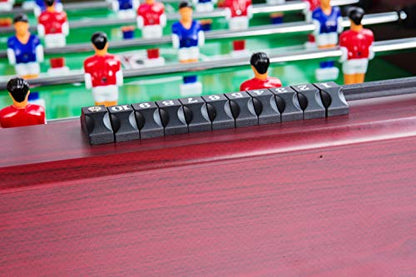 KICK Conquest 48" Foosball Table – Compact Indoor Game Table - color: Brown