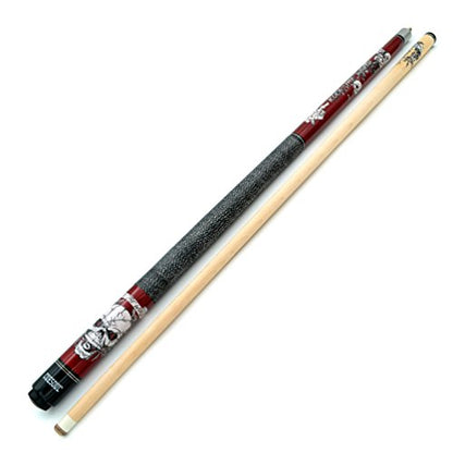 CUESOUL 58 inch 1/2 Maple Pool Cue Stick Kit-Rockin Series - color: G304, size: 21oz