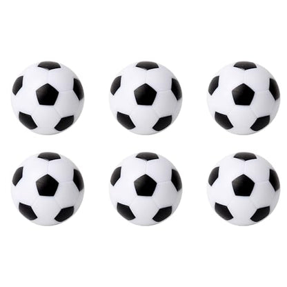 GSE Games & Sports Expert 6/12-Pack Foosball Table Replacement Balls, 36mm(1.42") Tabletop Soccer Football Balls for Foosball Table Accessories - color: White-6 Pack