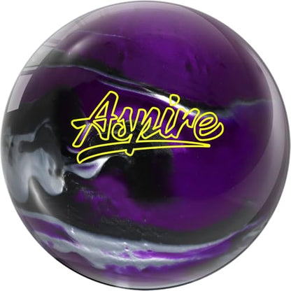 MOTIV Aspire - Bowling Ball, Spare Ball, Straight Ball, Available in 8-15 Pounds - color: Purple/Silver/Black Pearl, size: 10 Pounds