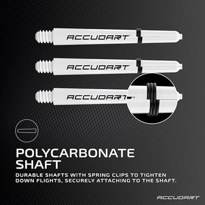 Accudart Soft Tip Dart Set 4.0 – Tungsteel Barrels, Round‑Groove Grip, Polycarbonate Shafts, Standard Flights, Pocket Wallet Storage – Ideal for Electronic Dartboards