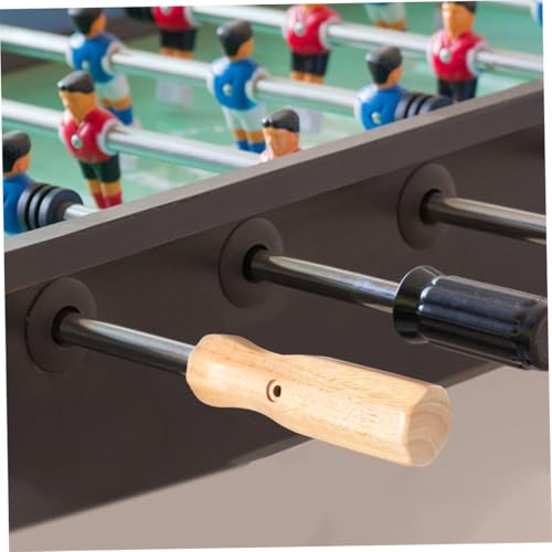 UPKOCH Football Table Handle Table Soccer Replacement Foosball Machine Handles Mini Games Poles Handle Foosball - color: Beige