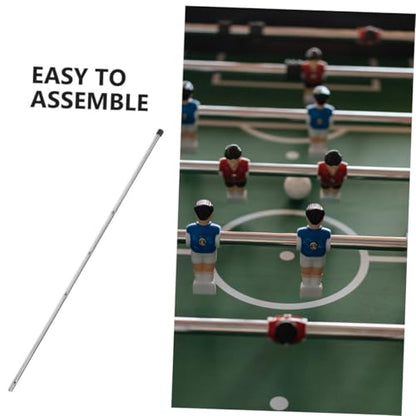 Toyvian 2pcs Soccer Machine Pole Replacement Rods for Foosball Table Operation Poles Comfortable to Install