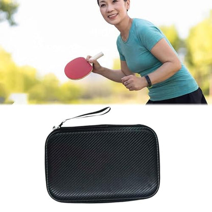 Colaxi Hard Shell Pong Paddle Case, Table Tennis Paddle Storage Bag Waterproof Protector Carrier Holder Racket Protective Cover