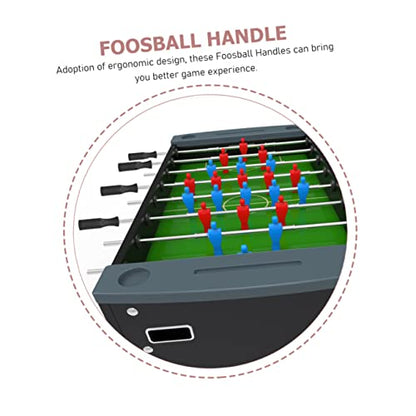 Holibanna 8Pcs Nonskid Foosball Table Handles Durable Grips for Standard Football Tables Ergonomic Design for Enhanced Game Experience Replacement for Foosball Parts