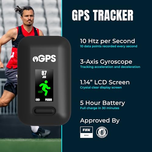 PitcheroGPS Soccer Tracker & Vest - Tracks 18 Key Performance Metrics - Includes 60 Days Subscription. Soccer Training Equipment for Performance & Fitness Tracking (Adult Medium) - size: Adult Medium