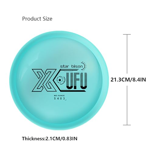 X-UFO Disc Golf Starter Set, 160-170g, Disc Golf Putter, Disc Golf Driver, Mid-Range, Beginner Disc Golf Set