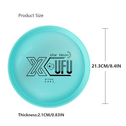 X-UFO Disc Golf Starter Set, 160-170g, Disc Golf Putter, Disc Golf Driver, Mid-Range, Beginner Disc Golf Set