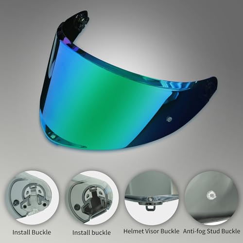 AGV K6 and K6S Visor (Phantom green) - color: Phantom Green