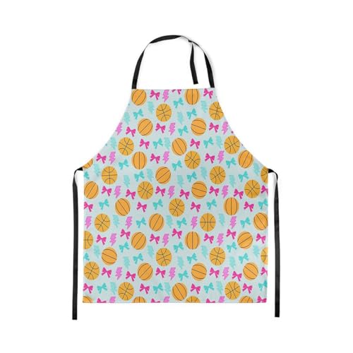 Manfei Volleyball Kids Kitchen Apron - color: Orange