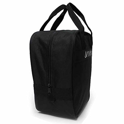 Pyramid Prime One Single Tote 1 Ball Bowling Bag with Large Padded Foam Bowling Ball Holder - Holds A Pair of Bowling Shoes (Up To US Mens Size 10) - color: Black