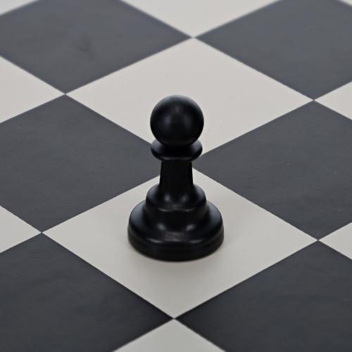 WE Games Replacement Staunton Chess Piece - Dark Pawn for Tournament Chess Set, Plastic Chess Piece with Felt Bottom, Classic Design, Replacement Chess Pieces for Chess Set - color: Black Pawn