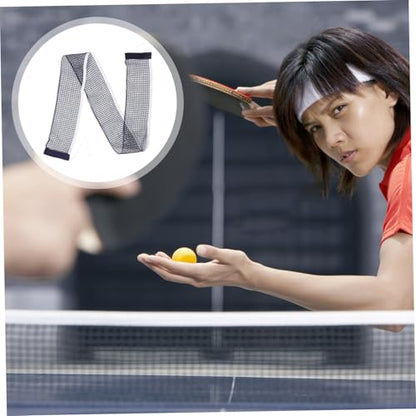 LIOOBO Tennis Table Net Mesh Net Cotton-Polyester Portable Foldable Ideal for Outdoor/Indoor Play Clamp
