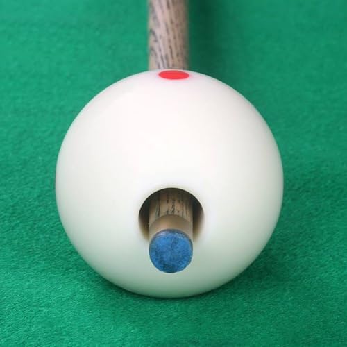 Billiards Training Ball Billiards Cue Ball with Hole Billiards Practice Ball Aiming Helper Snooker Practice Assist Accessory