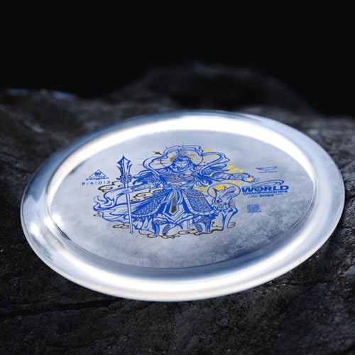 Yikun Disc Golf Overstable Driver|Maximum Stability for Headwinds & Doglegs|Laser-Straight Flight with Strong Hyzer Finish|Pro Worlds 2025 Limited Edition|PDGA Approved 170-176g - color: Pro Wolds 2025（Transparent）