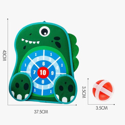 Aymzbd Erasable Book Doodle Set, Target Boards, Indoor Outdoor Games, Birthday Gifts for Boy Girls Painting Toys Toss Game, Dinosaur - color: Dinosaur