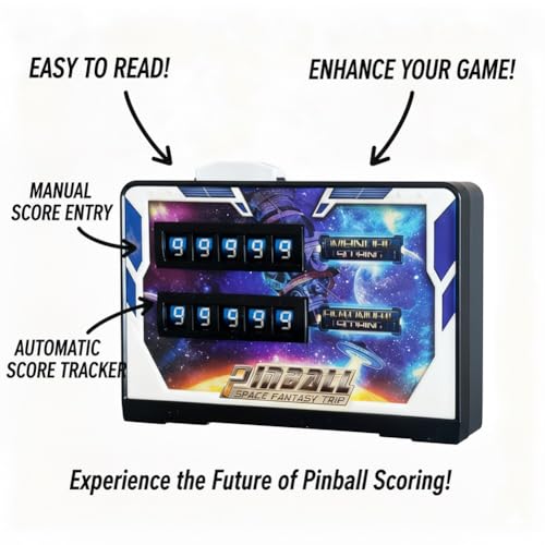 Classic Pinball Machine for Kids, Compact Tabletop Toy with Light, Retro Fun Pinball Game, Action and Reflex Arcade Game, for Children and familiy