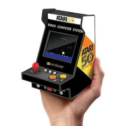 My Arcade Atari Nano Player Pro: 4.8" Retro Handheld Mini Arcade with 75 Games, Asteroids, Breakout - style: Atari